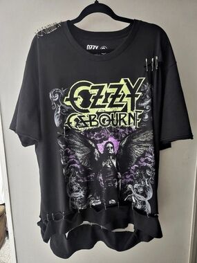 Ozzy Osbourne graphic tee Graphic Tee Black XL Custom Made Design
